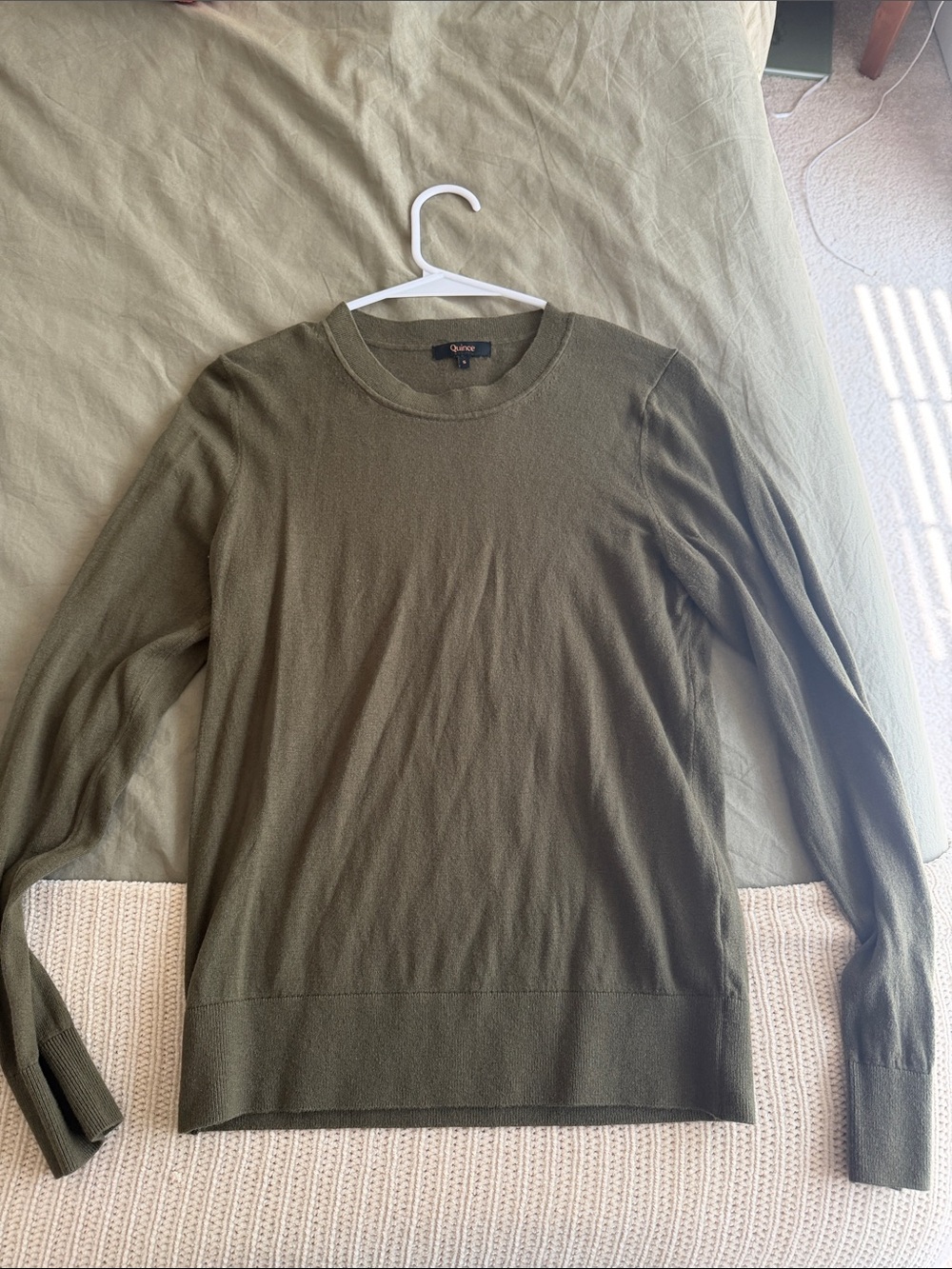 Quince Women’s Crewneck Sweater - Olive
